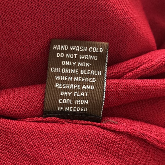 Deep Red Ruffle blouse - Picture 7 of 7